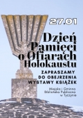 Wystawa książek z okazji Dnia Pamięci o Ofiarach Holokaustu