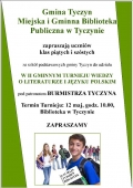 II Gminny Turniej Wiedzy o Literaturze i Języku Polskim pod patronatem Burmistrza Tyczyna.